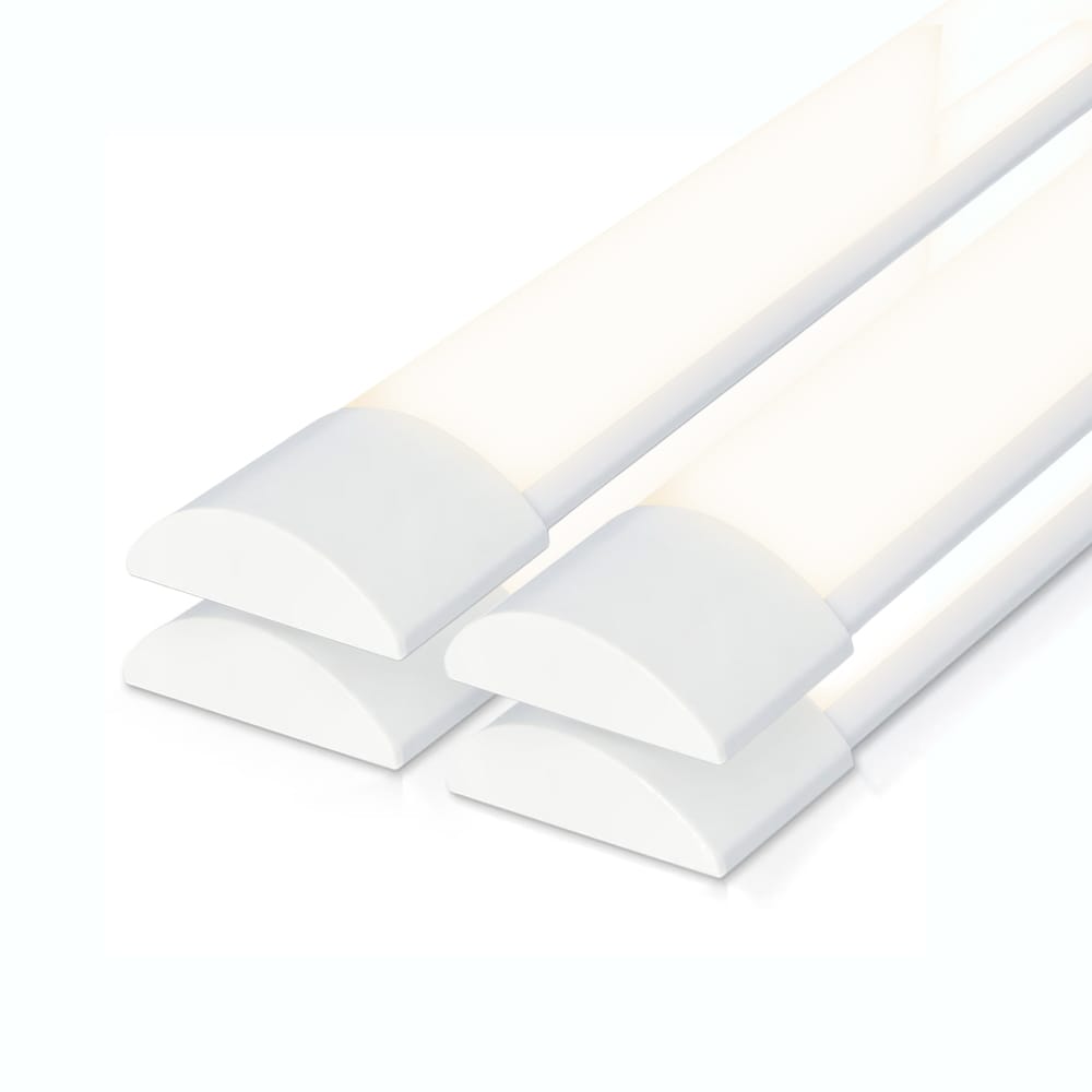 Set van 4 LED Batten 120cm - 40 Watt 5600 lumen (140lm/W) - 4000K neutraal wit - Vervangt 330W - Sam