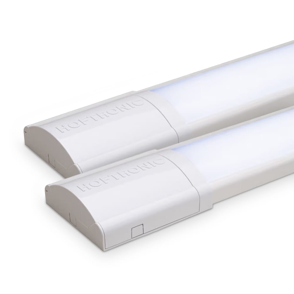 Set van 2 LED batten 60cm - 2520 lumen 18 Watt (140lm/W) - 6500K Daglicht Wit - Flikkervrij - IP20 v
