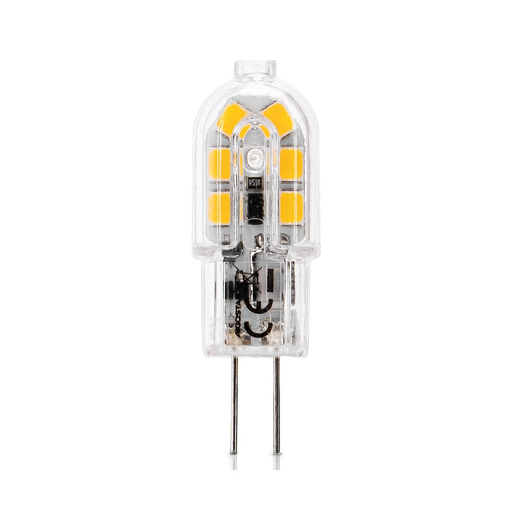 G4 LED lamp 1,3 Watt 130 lumen 3000K warm wit Vervangt 13W 12V G4 Fitting G4 Steeklamp G4 LED Capsule