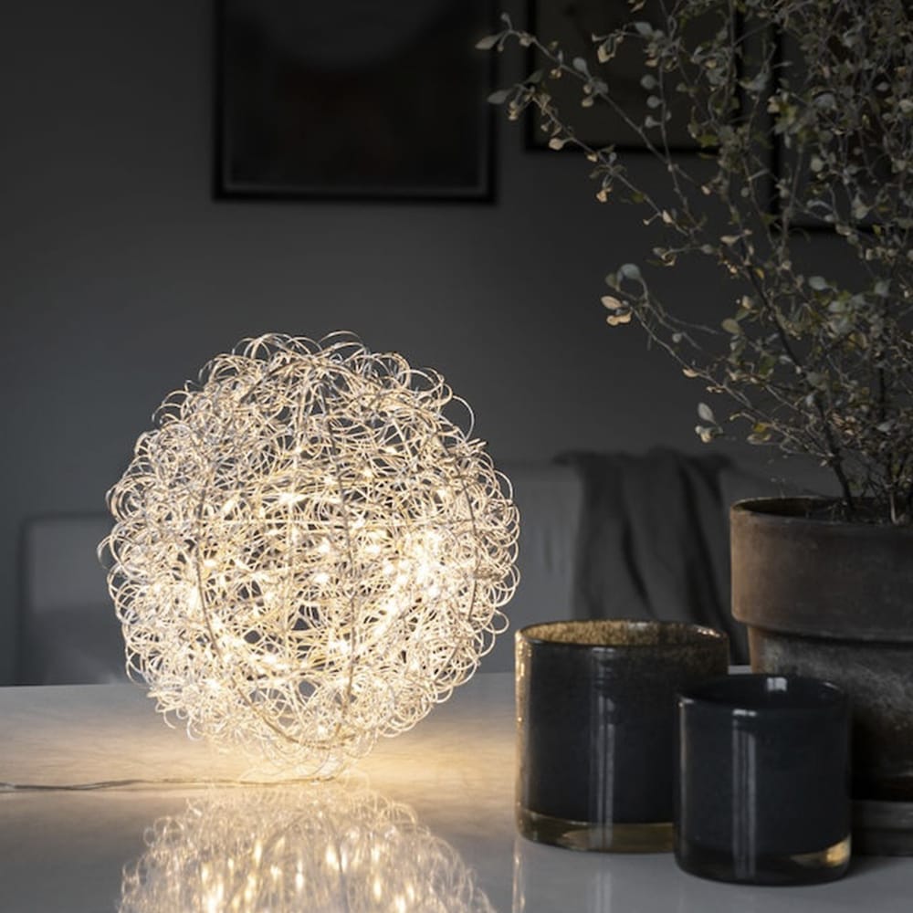 Kerstdecoratie - Sfeervolle kerstdecoratie bal - 25 cm afbeelding