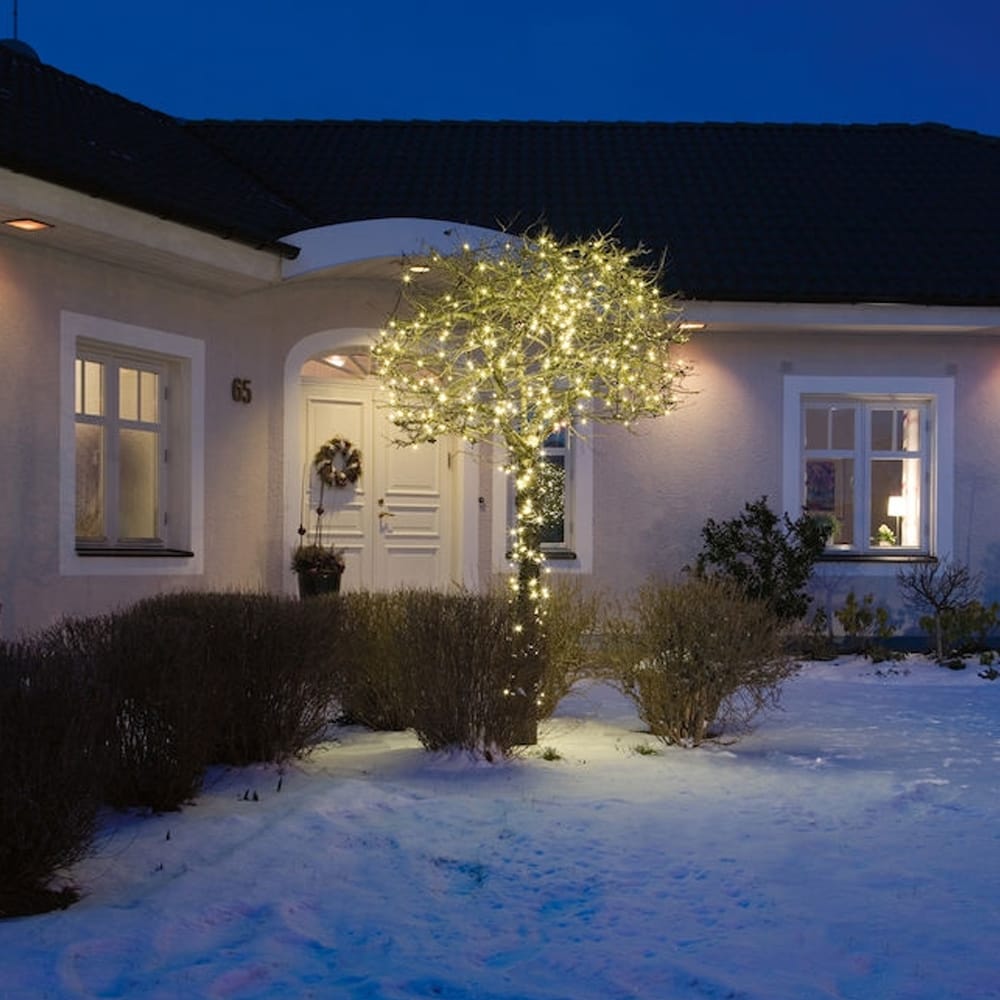 Lichtsnoer voor buiten Extra warm wit 80 micro LEDs 13 meter Kerstverlichting