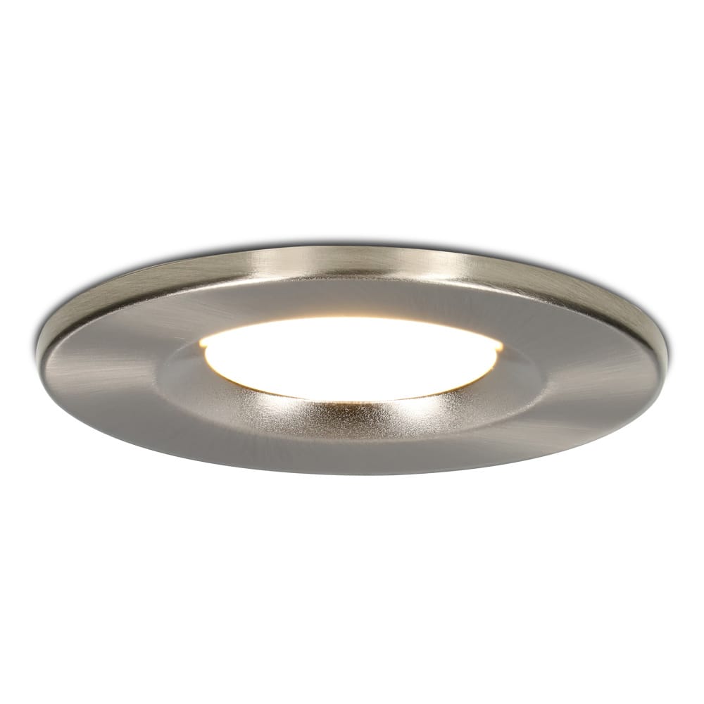 Venezia LED inbouwspot - 6 Watt 650 lumen - 2700K warm wit - Dimbaar - Rond - IP65 waterdicht - RVS - Voor binnen, buiten en badkamer afbeelding 1