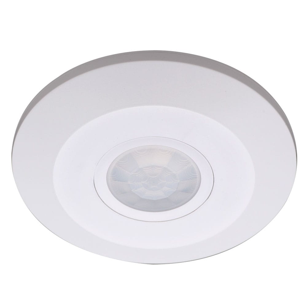 PIR bewegingssensor met schemerschakelaar - 360° - Opbouw - 6 meter bereik - Maximaal 1000 Watt - IP20 voor binnen - Wit afbeelding