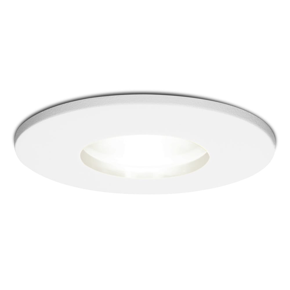 Barcelona - LED Inbouwspots - 5 Watt 400 lumen - 6000K Daglicht wit - GU10 - Dimbaar - Rond - IP44 voor badkamer, buiten en binnen - Wit afbeelding