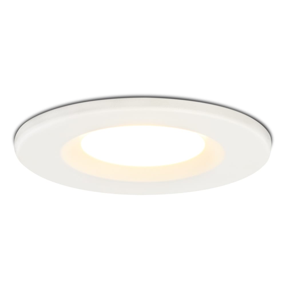 Venezia LED inbouwspot - 6 Watt 650 lumen - 2700K warm wit - Dimbaar - Rond - IP65 waterdicht - Wit - Voor binnen buiten en badkamer afbeelding