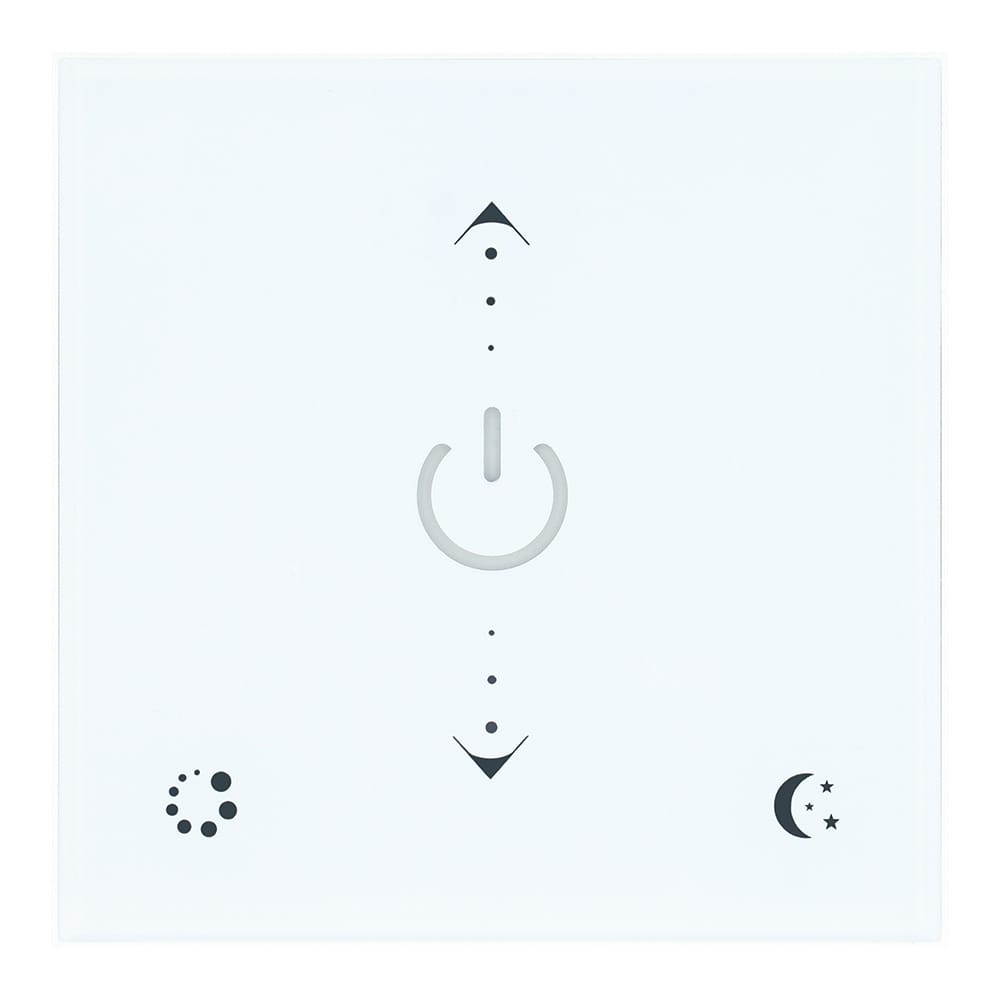 Draadloze LED Touch Dimmer - Touchpaneel - Geschikt voor 12 Volt Inbouwspots - Voor inbouw & opbouw - 2.4GHz - Wit afbeelding