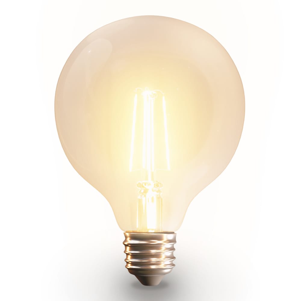 Smart filament lamp - G125 - E27 - 7 Watt 806 lumen - CCT White ambience - Wifi & Bluetooth - Bestuurbaar via app - Google Home, Amazon Alexa en Siri - LED Gloeilamp afbeelding