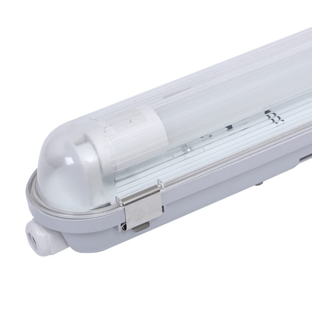 LED TL armatuur 60cm - T8 (G13) - 9W 990 lumen (110lm/W) - 4000K neutraal wit(840) - Koppelbaar - Flikkervrij - IP65 Waterdicht - LED TL Lamp afbeelding 1