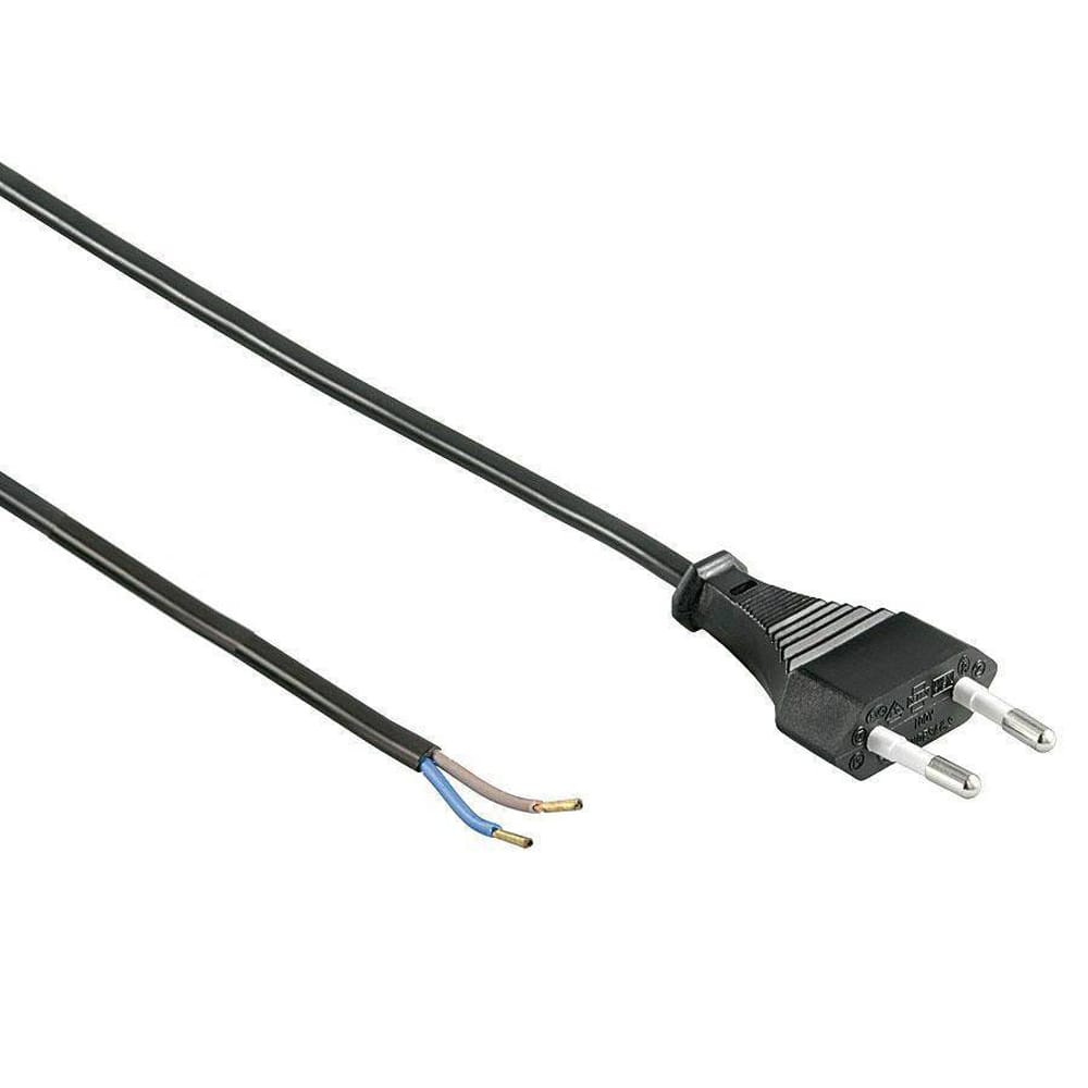 Netsnoer - Europlug (Type F Schuko) - 1,5 meter - 0,75 mm? - 220-240 Volt - Zwart - Voor binnen