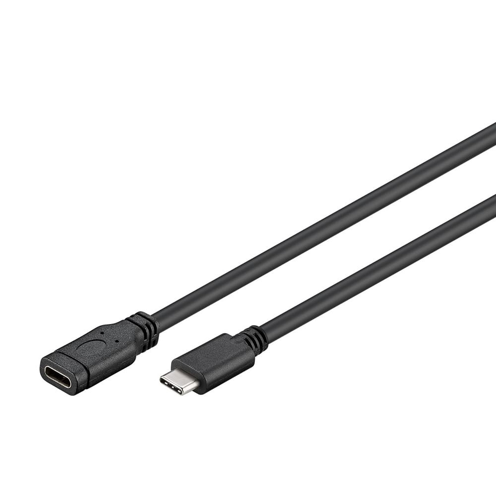 USB 3.2 GEN 1 (USB 3.0) USB-C verlengkabel - USB-C (M) naar USB-C (F) - 5Gbit/s - USB adapter - OTG kabel - 1m afbeelding