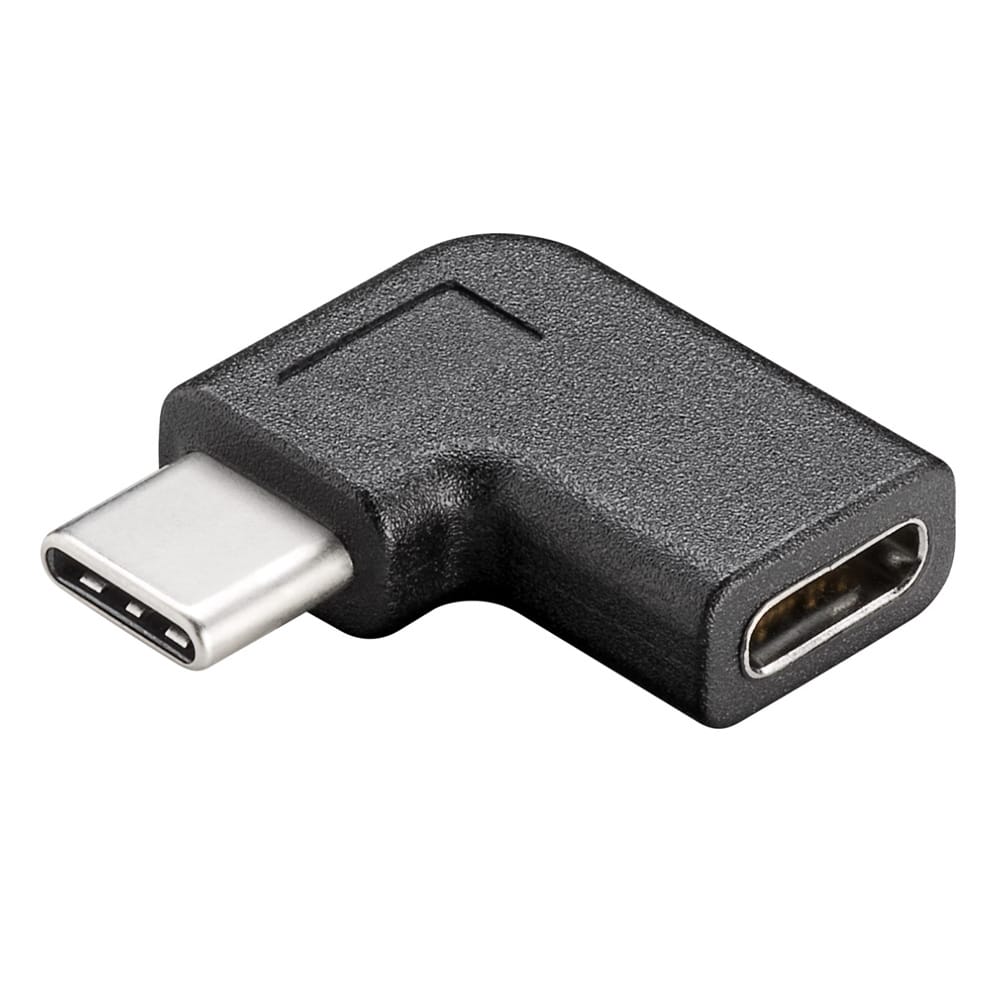 USB 3.2 GEN 1 (USB 3.0) Adapter - USB-C (M) naar USB-C (F) 90° - 5Gbit/s - USB adapter haaks afbeelding
