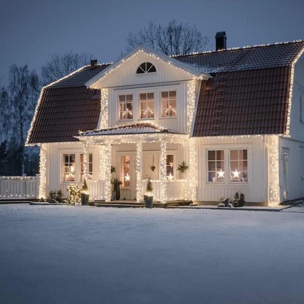 Lichtgordijn voor buiten - 104 LED&apos;s - 1 meter afbeelding