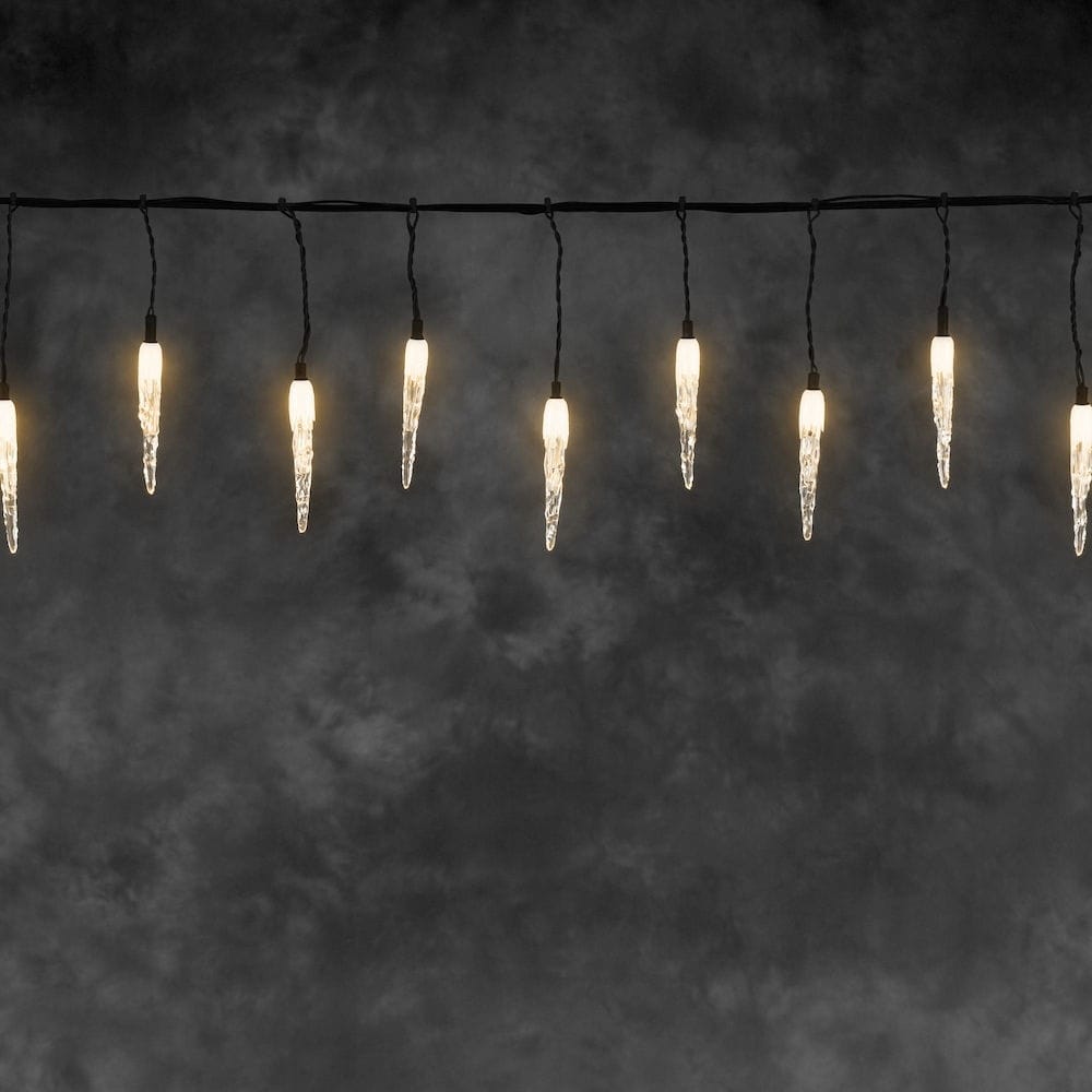 IJspegelverlichting voor buiten - 50 LED&apos;s - 5 meter - Uitbreidingsset afbeelding