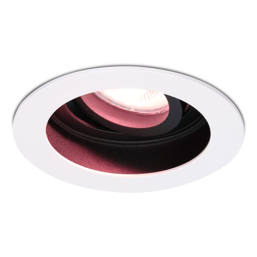 Laredo smart inbouwspot - Wifi + Bluetooth - RGBWW - GU10 - Kantelbaar - Google Home, Amazon Alexa en Siri - IP20 voor binnen - Wit - Verzonken afbeelding