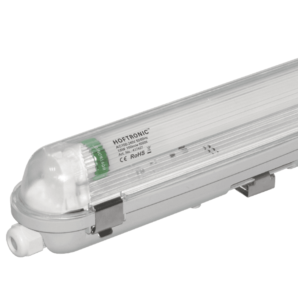 10x LED TL armatuur 120cm - T8 (G13) - 18 Watt 2880 lumen (160lm/W) - 6000K daglicht wit (860) - Kop