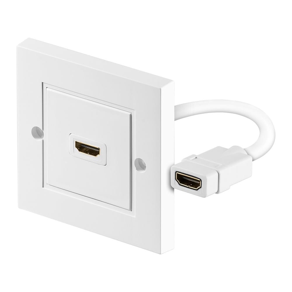 HDMI naar HDMI 1.4 (F) Inbouwdoos - 1 poort - 4K, 3D & Full HD (1080p HD) afbeelding