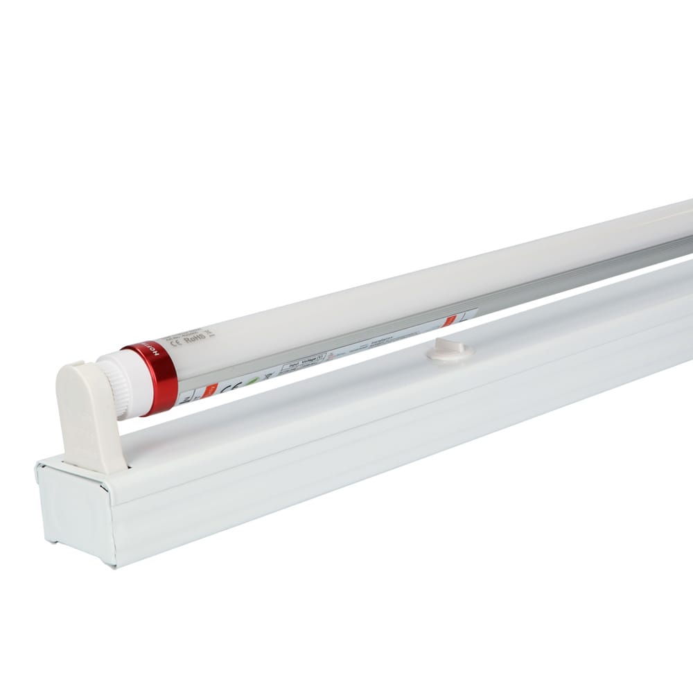 LED TL armatuur 120cm - T8 (G13) - 18 Watt 3150 lumen (175lm/W) - 6000K daglicht wit (860) - Flikkervrij - IP20 Stofdicht afbeelding
