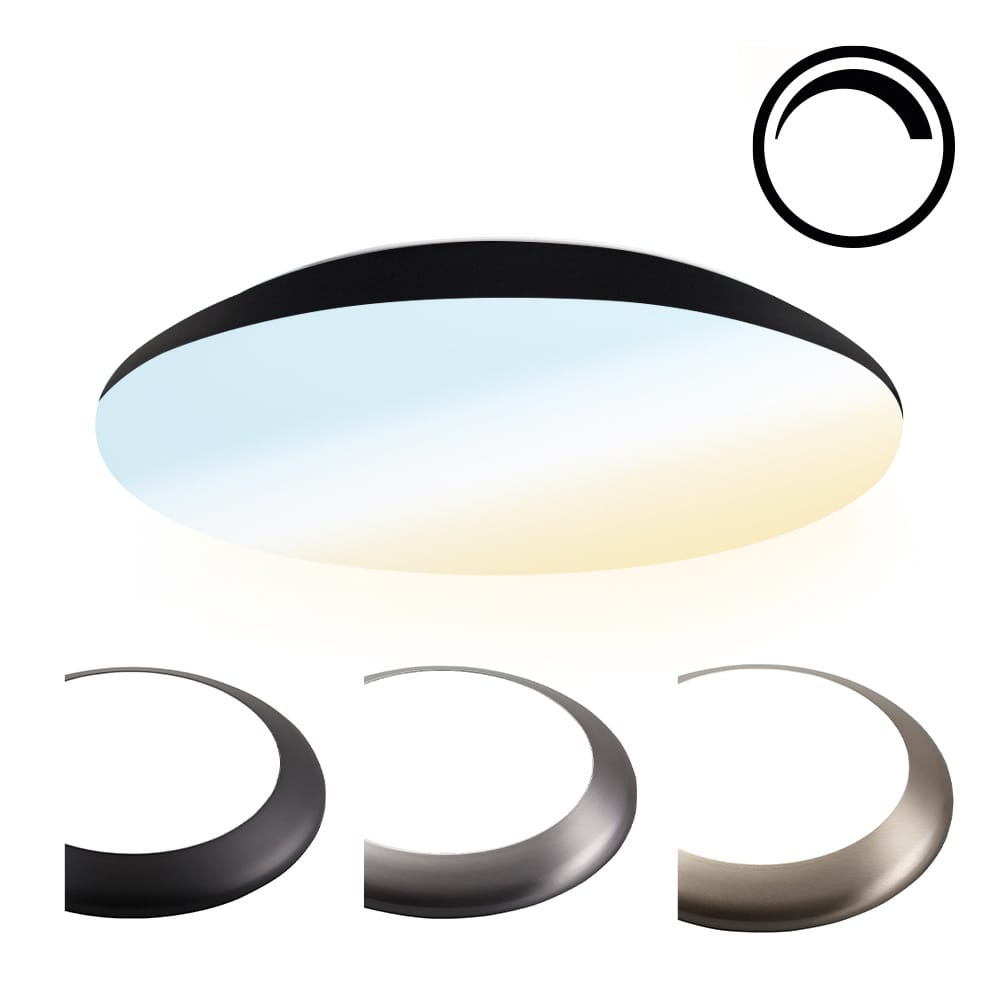 LED Bulkhead - Diameter 30cm - 18W 2100lm - CCT Lichtkleur instelbaar - IP65 waterdicht - Vandalismeproof - Dimbaar - Plafonniere - Voor binnen en buiten - RVS afbeelding