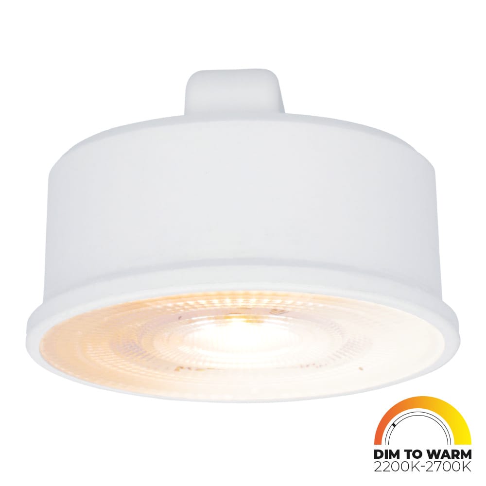 LED Module - Dimbaar - 3.8W 220lm - Dim to warm - Vervangt 50 Watt - GU10 fitting - Plat - Universele fitting afbeelding