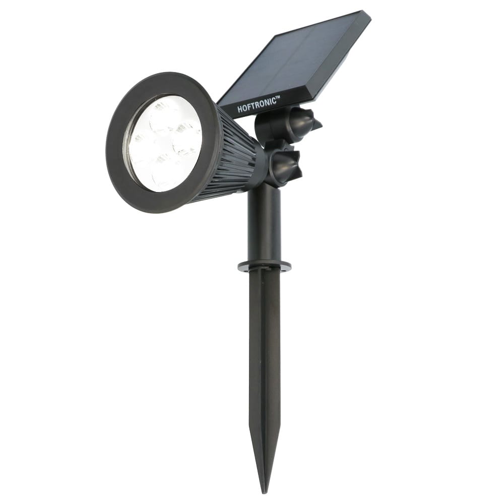 Bend solar prikspot - Incl. Schemerschakelaar - 6000K koud wit - 2 lichtstanden - 200lm - 6-9 uur br