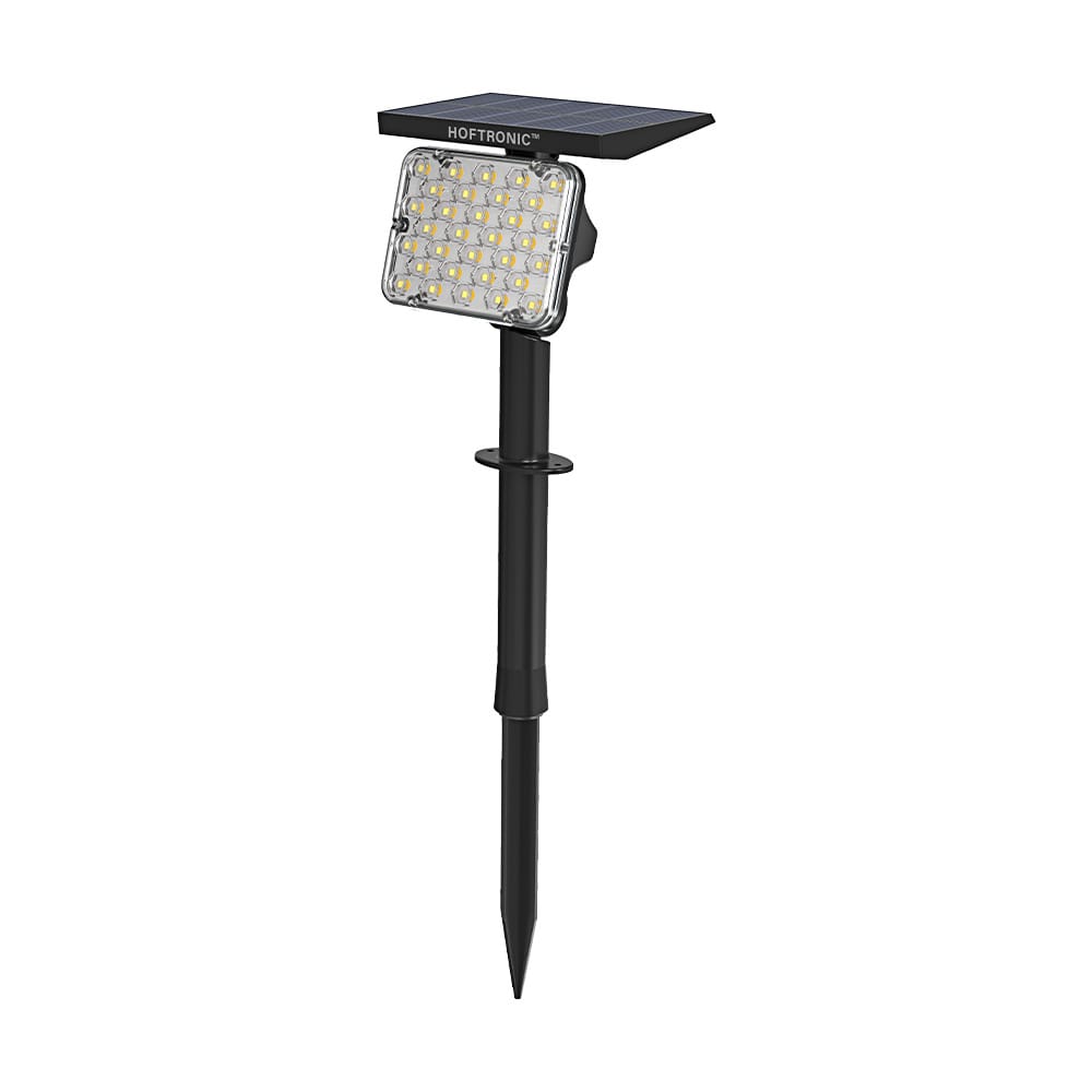 Eagle solar Prikspot Incl. Schemerschakelaar PIR CCT 3000K en 4000K 4 lichtstanden 200lm 6 12 uur brandtijd Kantelbaar IP65 waterdicht Tuinspot