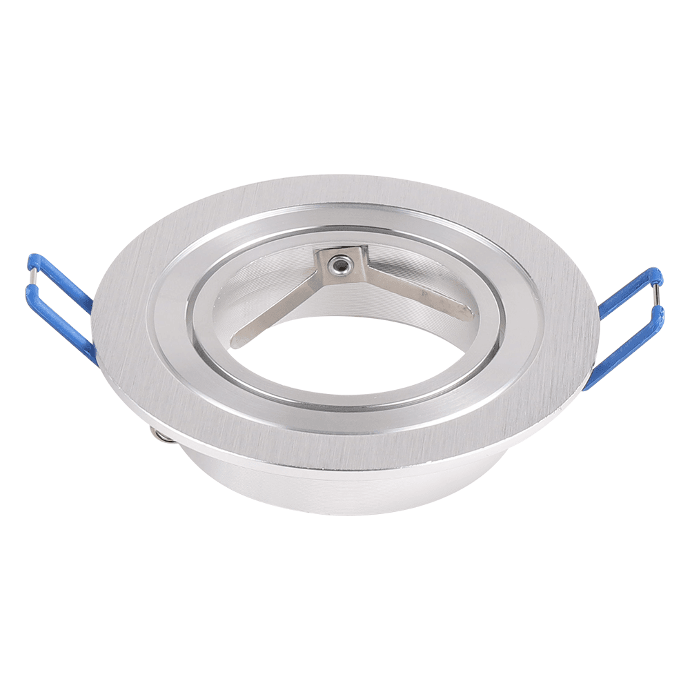 Chandler LED Inbouwspot Kantelbaar armatuur Diameter 93mm GU10 Fitting incl. lamphouder Rond IP20 voor binnen RVS