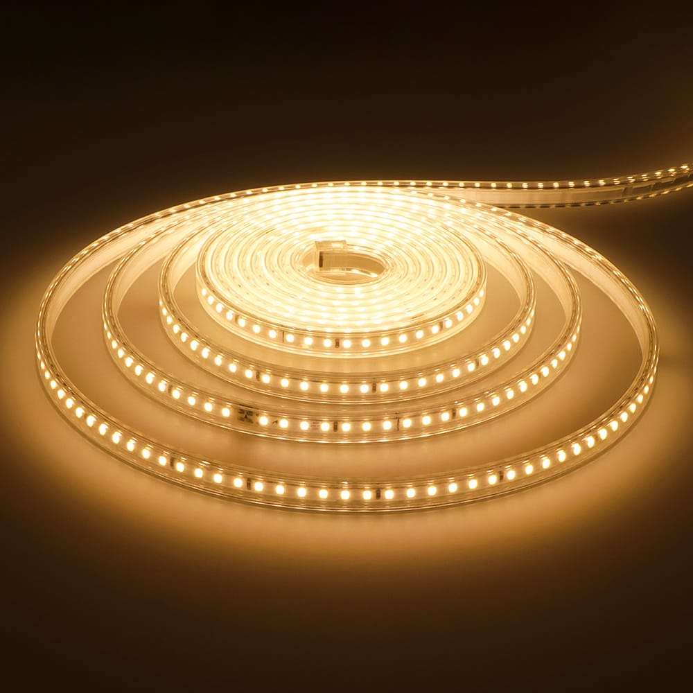 Flex120 LED Strip 5 meter - IP65 waterdicht - Dimbaar - Buiten & Binnen - 120 LEDs/m - 40 Watt 3200 lumen - SMD 2835 - 3000K warm wit - Inkortbaar per meter afbeelding
