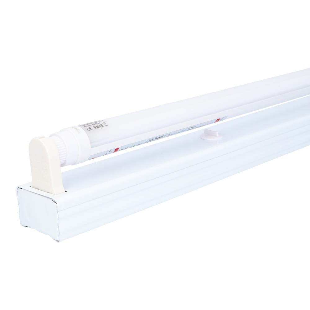 LED TL armatuur 150cm - T8 (G13) - 24W 4800 lumen (200lm/W) - 4000K neutraal wit(840) - Flikkervrij - IP20 Stofdicht afbeelding