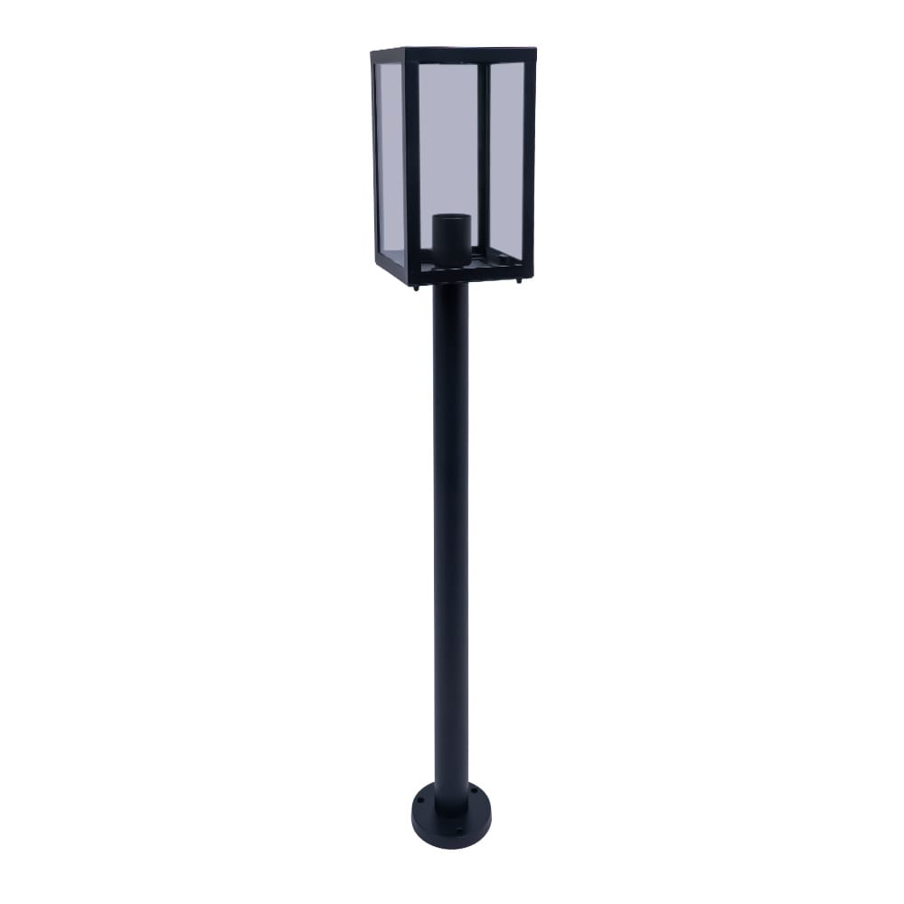 Casey LED Tuinlantaarn 100cm - Dimbaar - E27 Fitting - IP44 waterdicht - Zwart - LED Sokkellamp voor padverlichting afbeelding