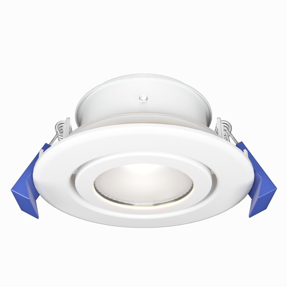 Lima - LED Inbouwspot - Kantelbaar armatuur - Diameter 85mm - GU10 Fitting incl. lamphouder - IP65 voor binnen,buiten en badkamer - Rond - Wit afbeelding