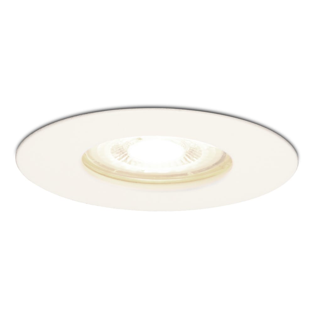 Bari LED Inbouwspot - 5 Watt 400 lumen - 4000K neutraal wit - GU10 - Dimbaar - Rond - IP65 waterdicht - Wit - Voor binnen, buiten en badkamer afbeelding