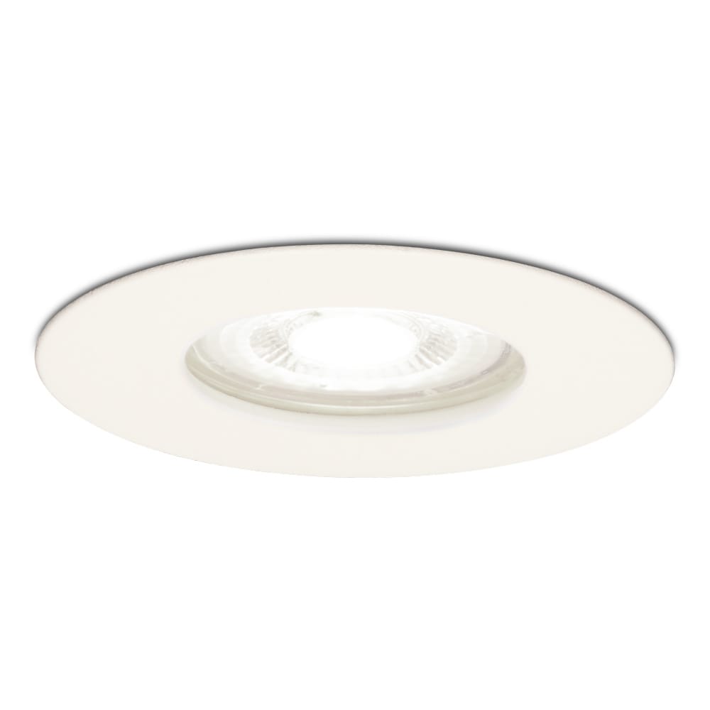 Bari LED inbouwspot - 5 Watt 400 lumen - 6000K daglicht wit - GU10 - Dimbaar - Rond - IP65 waterdicht - Wit - Voor binnen, buiten en badkamer afbeelding
