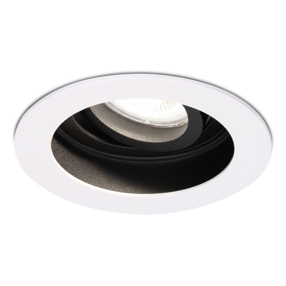 Laredo LED inbouwspot GU10 4 Watt 345 Lumen 6500K daglicht wit Dimbaar verzonken Rond Kantelbaar IP20 Voor binnen Wit
