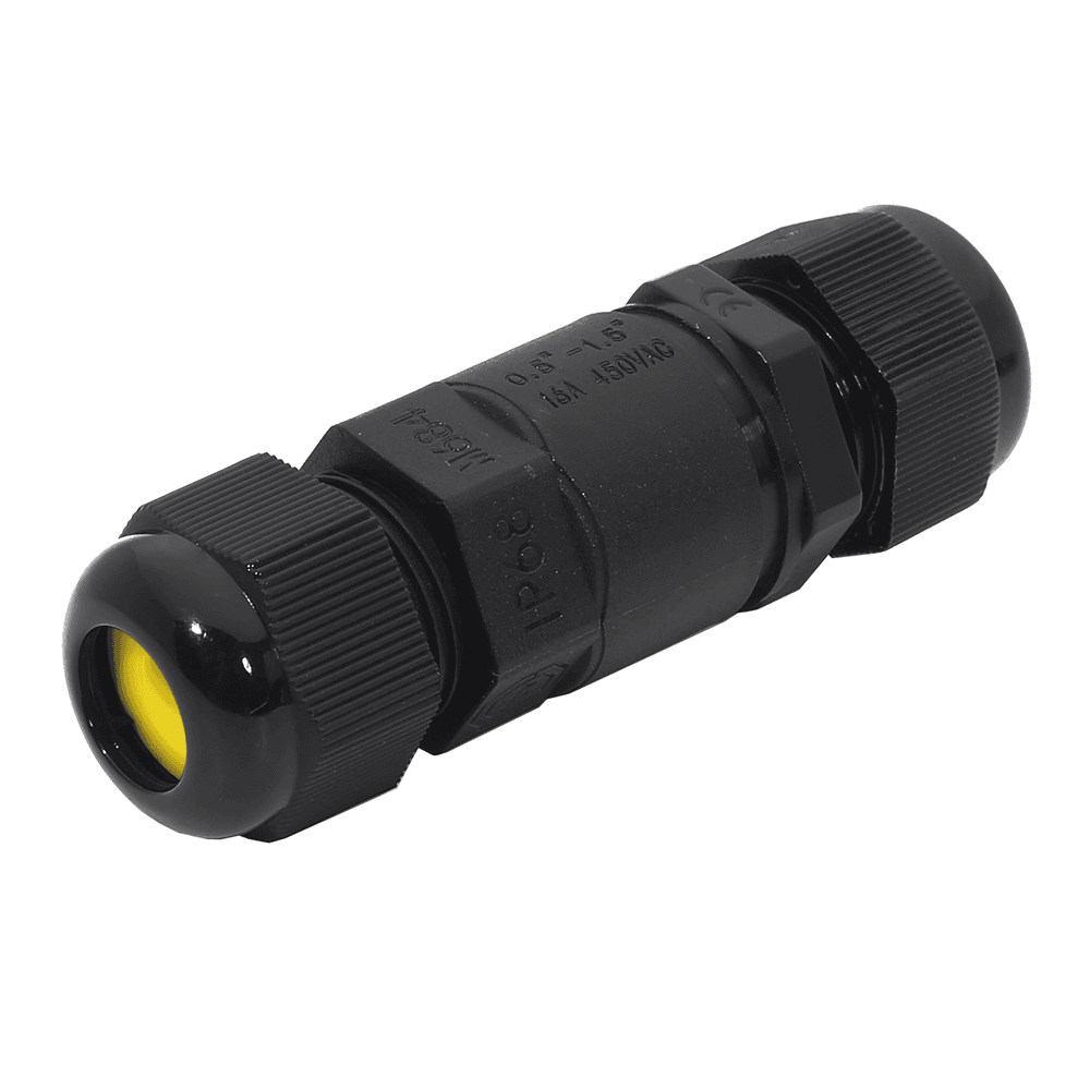 Kabelverbinder - IP68 Waterdicht - Koppelstuk - Geschikt voor 4-12 mm kabeldikte afbeelding