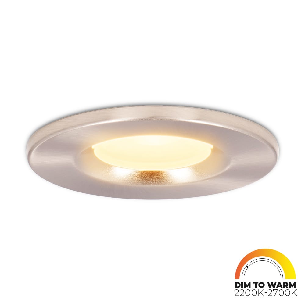 Venezia LED inbouwspot - 6 Watt 460lm - Dim to warm - Rond - Dimbaar - IP65 waterdicht - RVS - Voor binnen, buiten en badkamer afbeelding