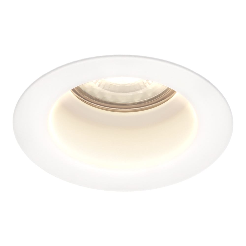 Mari LED platte inbouwspots met lage inbouwdiepte 58mm 3,8 Watt 270 Lumen 4000K Neutraal wit GU10 LED Module Verzonken Dimbaar Rond IP65 waterdicht Wit