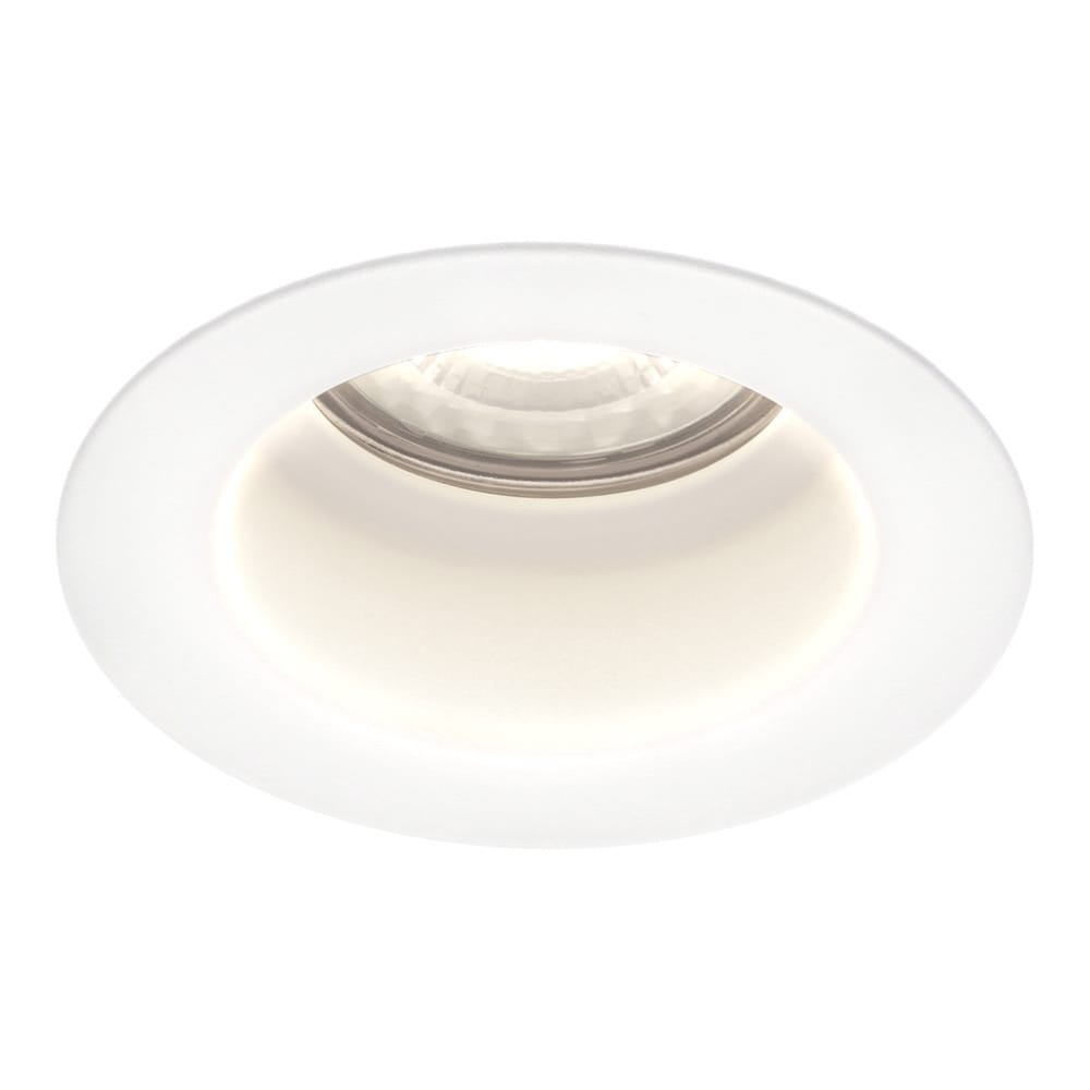 Mari - LED platte inbouwspots met lage inbouwdiepte 58mm - 3,8 Watt 270 Lumen - 6000K Daglicht wit - GU10 LED Module - Verzonken - Dimbaar - Rond - IP65 waterdicht - Wit afbeelding