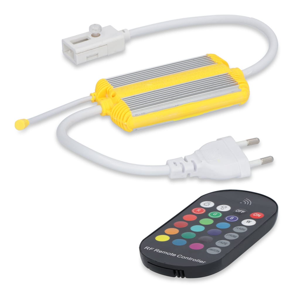 RGB LED Strip Dimmer - Incl. RF afstandsbediening - Geschikt voor RGB LED strips Flex60 & Flex120 series - Maximaal 1500 Watt afbeelding