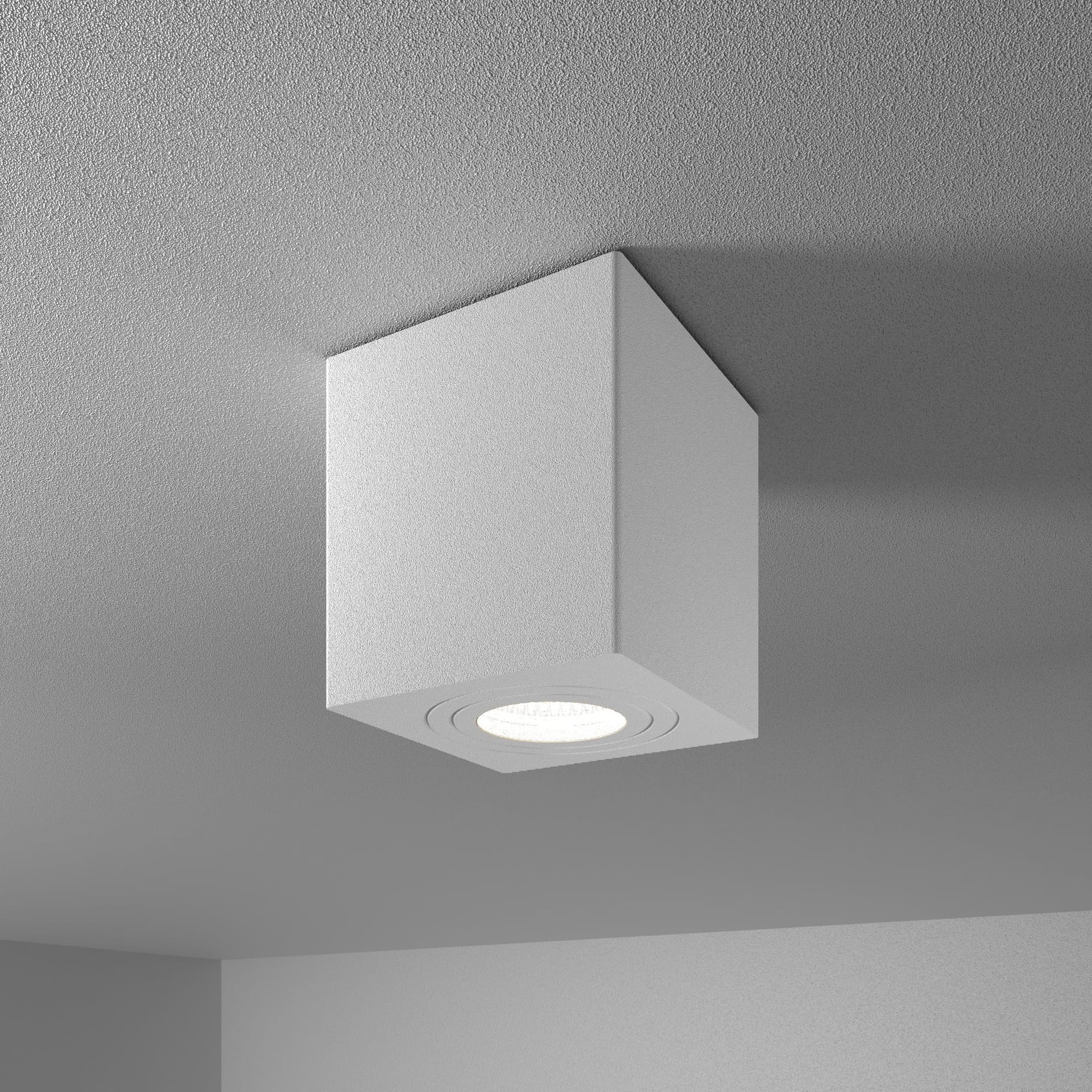 Gibbon LED Opbouwspot - Viekant - 5 Watt 400 lumen - 6000K Daglicht wit - GU10 - IP65 Badkamer Opbouwspot - Voor binnen en buitengebruik - Wit afbeelding