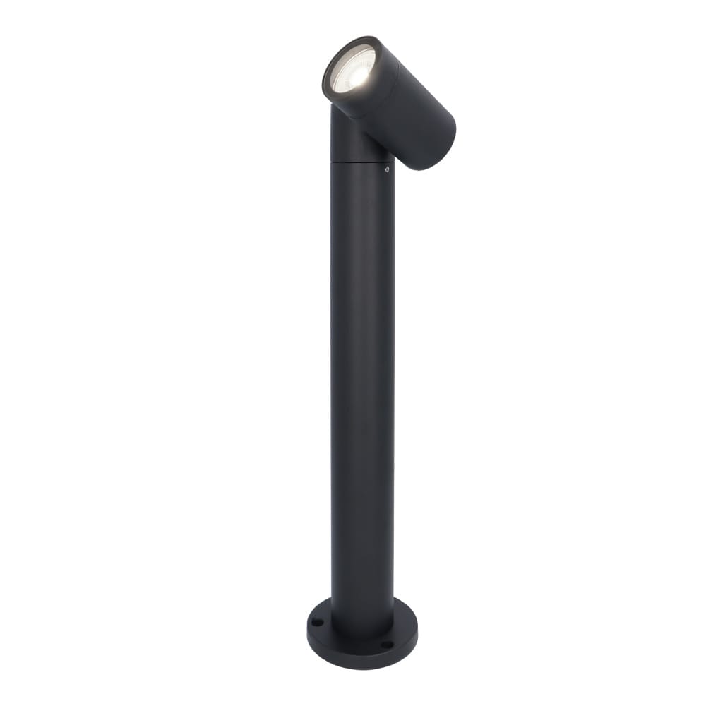Amy LED sokkellamp - 45cm - 5 Watt 400 lumen - Kantelbaar - IP65 waterdicht - 6000K daglicht wit - Buitenlamp - Padverlichting - Zwart afbeelding