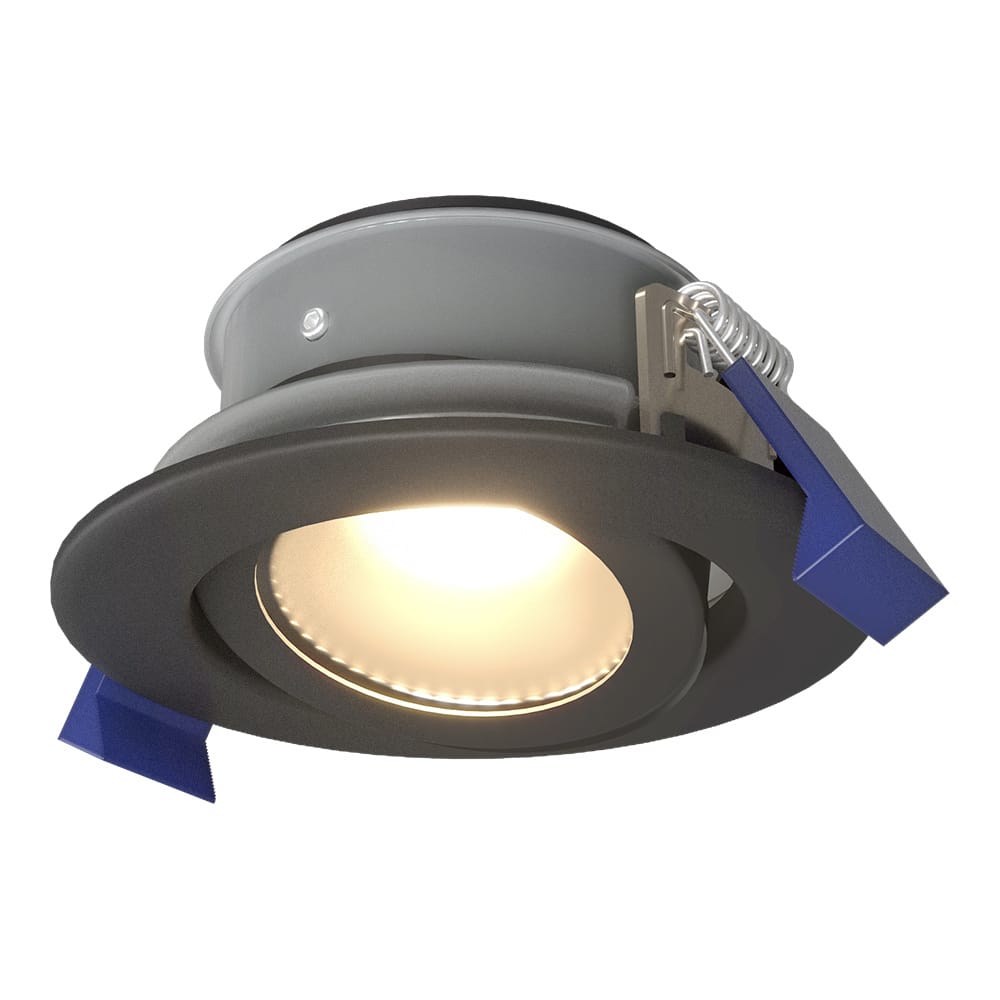 Lima LED inbouwspot - 5 Watt 400 lumen - 4000K neutraal wit - GU10 - Dimbaar - Rond - Kantelbaar - IP65 waterdicht - Zwart - Voor binnen, buiten en badkamer afbeelding