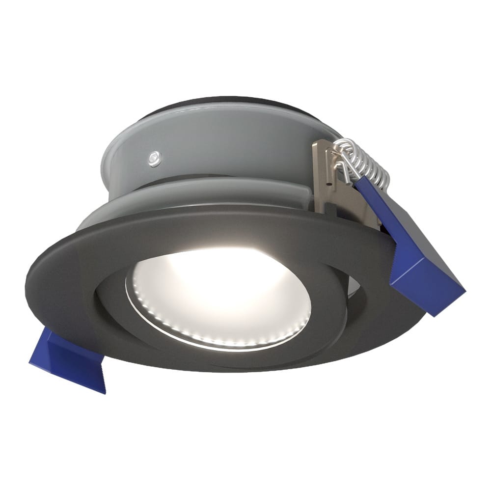 Lima LED inbouwspot - 5 Watt 400 lumen - 6000K daglicht wit - GU10 - Dimbaar - Rond - Kantelbaar - IP65 waterdicht - Zwart - Voor binnen, buiten en badkamer afbeelding
