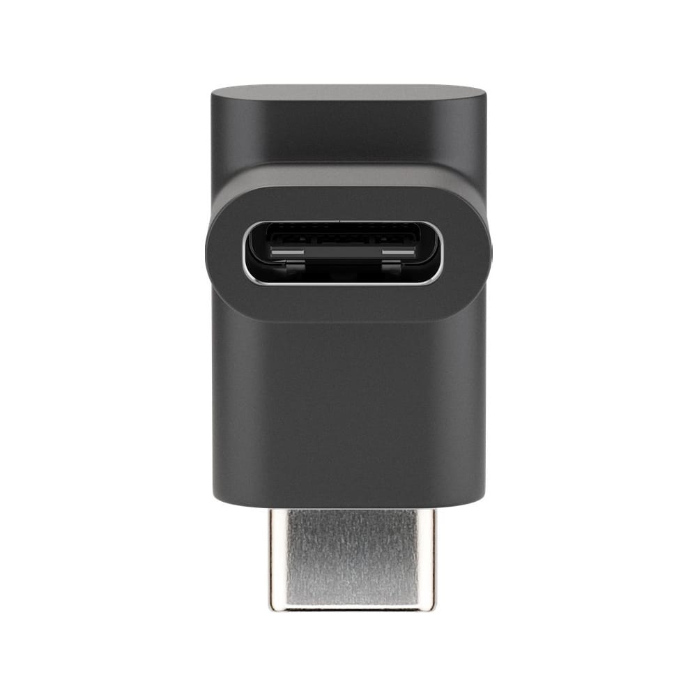 USB 3.2 GEN 1 Adapter (USB 3.0) USB C (F) naar USB C (M) 90° 5Gbit s USB adapter haaks