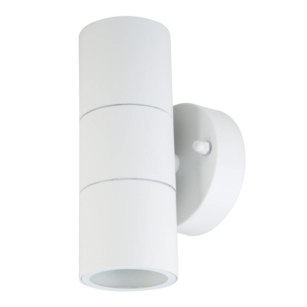 Smart LED Wandlamp - Wifi + Bluetooth - 11 Watt 690 lumen - Dimbaar - RGBWW - IP44 waterdicht - GU10 - Up&Down lamp - Wit - Google Home, Amazon Alexa en Siri afbeelding