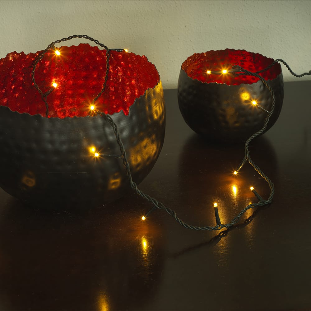 Kerstboomverlichting voor binnen 100 LEDs Extra warm wit 7 meter Kerstverlichting