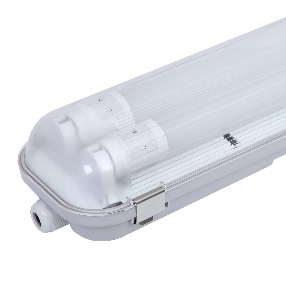 6x LED TL Armatuur 150 cm - 6000K Daglicht wit - 2x24 Watt - IP65 Waterdicht afbeelding