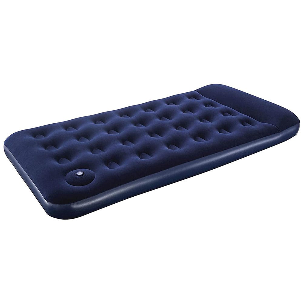 1 persoons luchtbed 28 cm hoogte Ingebouwd hoofdkussen Ingebouwde voetpomp 188x99x28 cm Camping bed