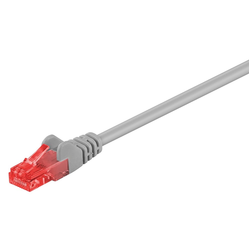 CAT 6-1500 UTP buitenkabel - 15m - U/UTP - LC - RJ45 - UTP Kabel - Ethernet kabel - Internetkabel - Grijs afbeelding