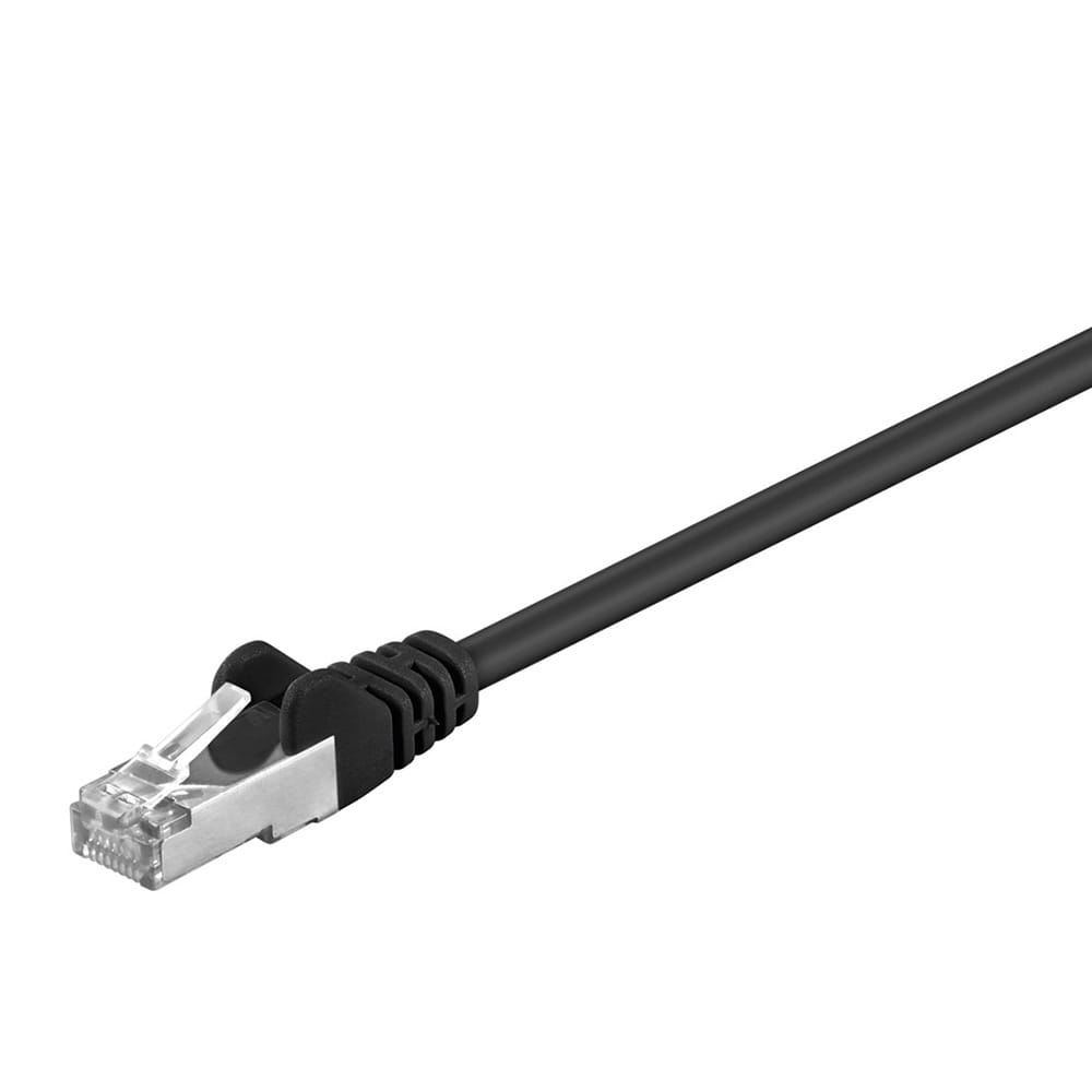 CAT5e-0300 UTP - F/UTP - 3m - RJ45 - UTP Kabel - Ethernet kabel - Internetkabel - Zwart afbeelding
