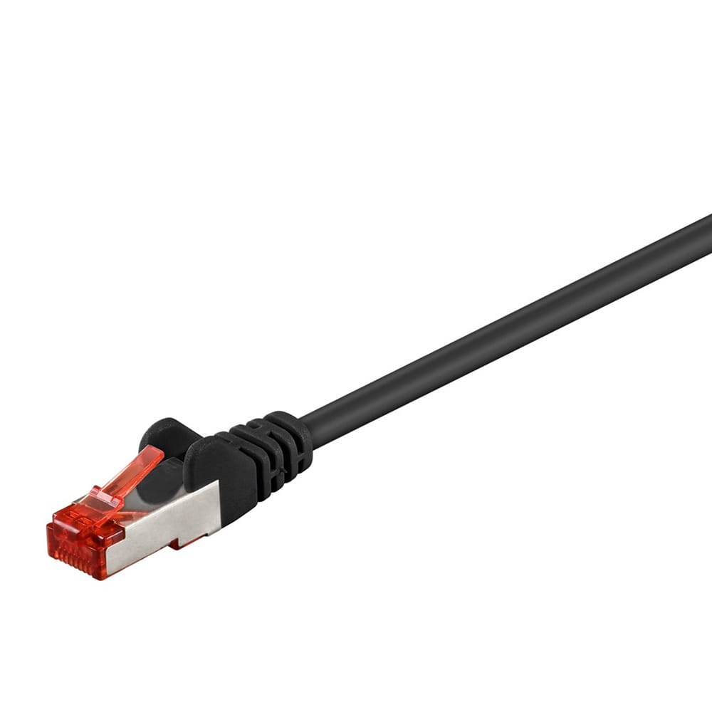 CAT 6-0500 UTP kabel - 5m - S/FTP - CU - LSZH - PIMF - RJ45 - UTP Kabel - Ethernet kabel - Internetkabel - Zwart afbeelding